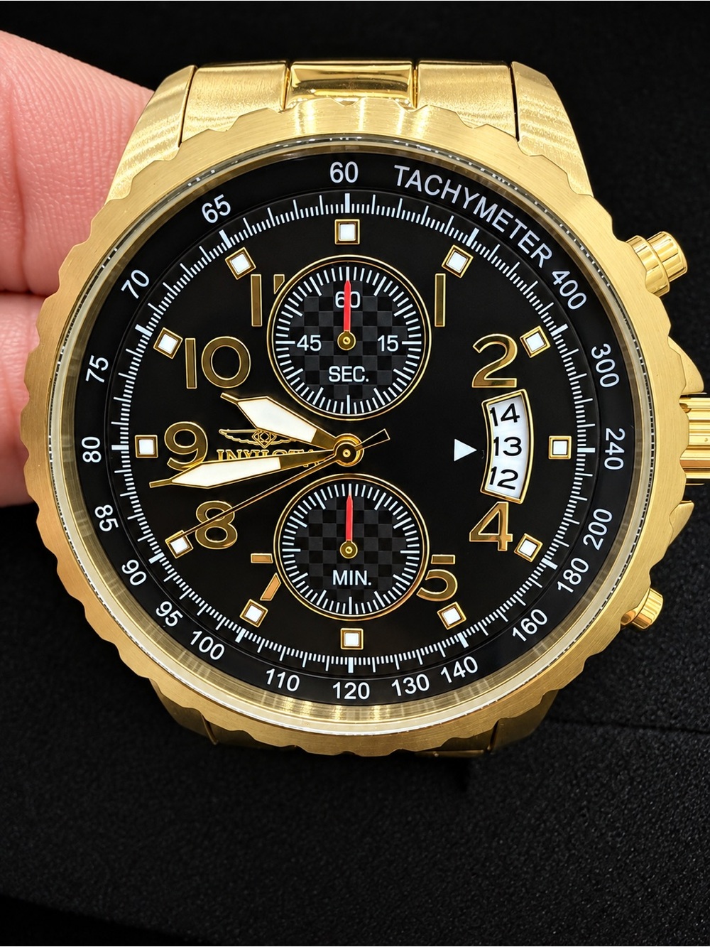 Invicta Specialty Gold Men's Chronograph Watch